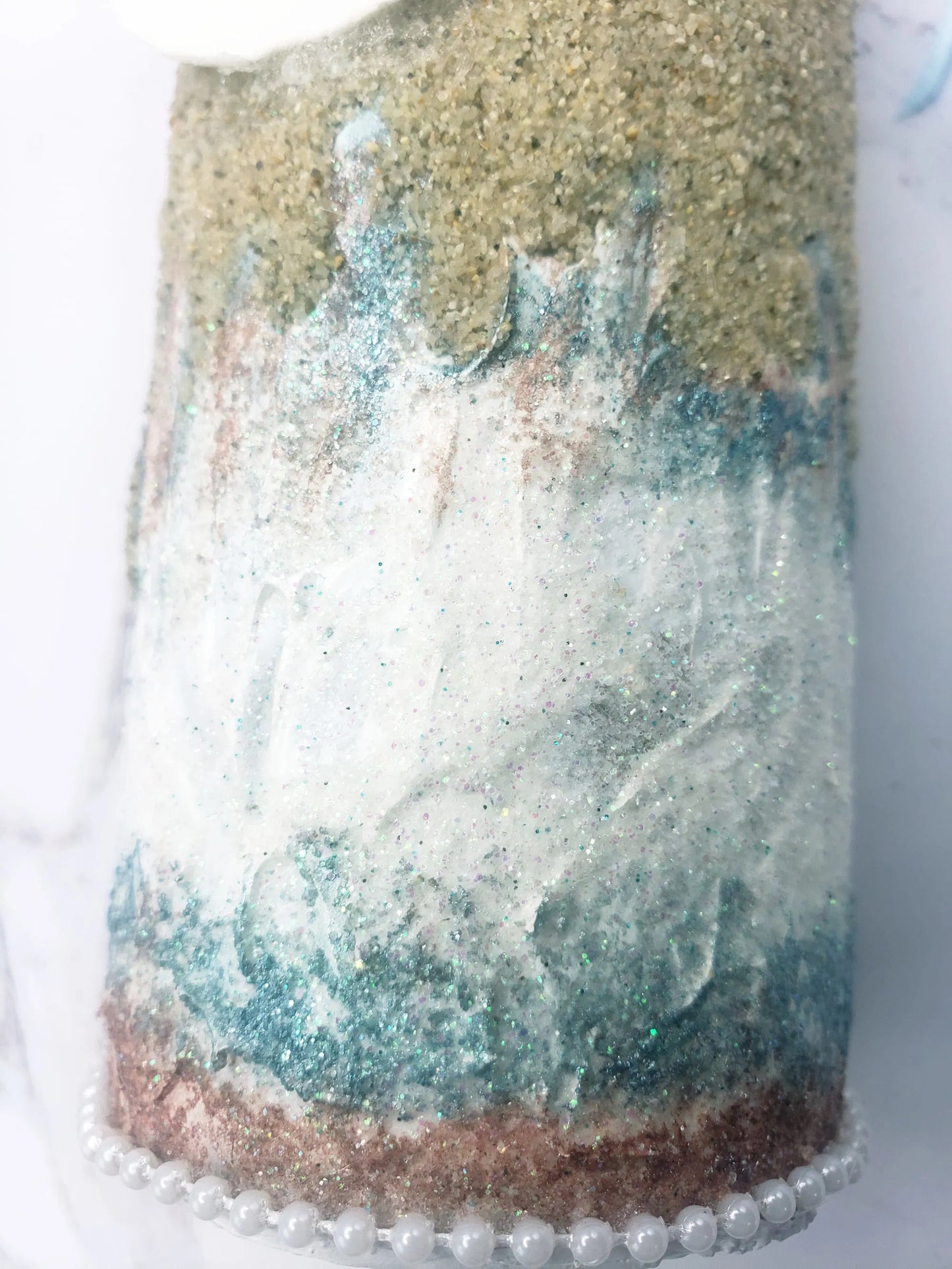 Textured Sand Dollar Vase