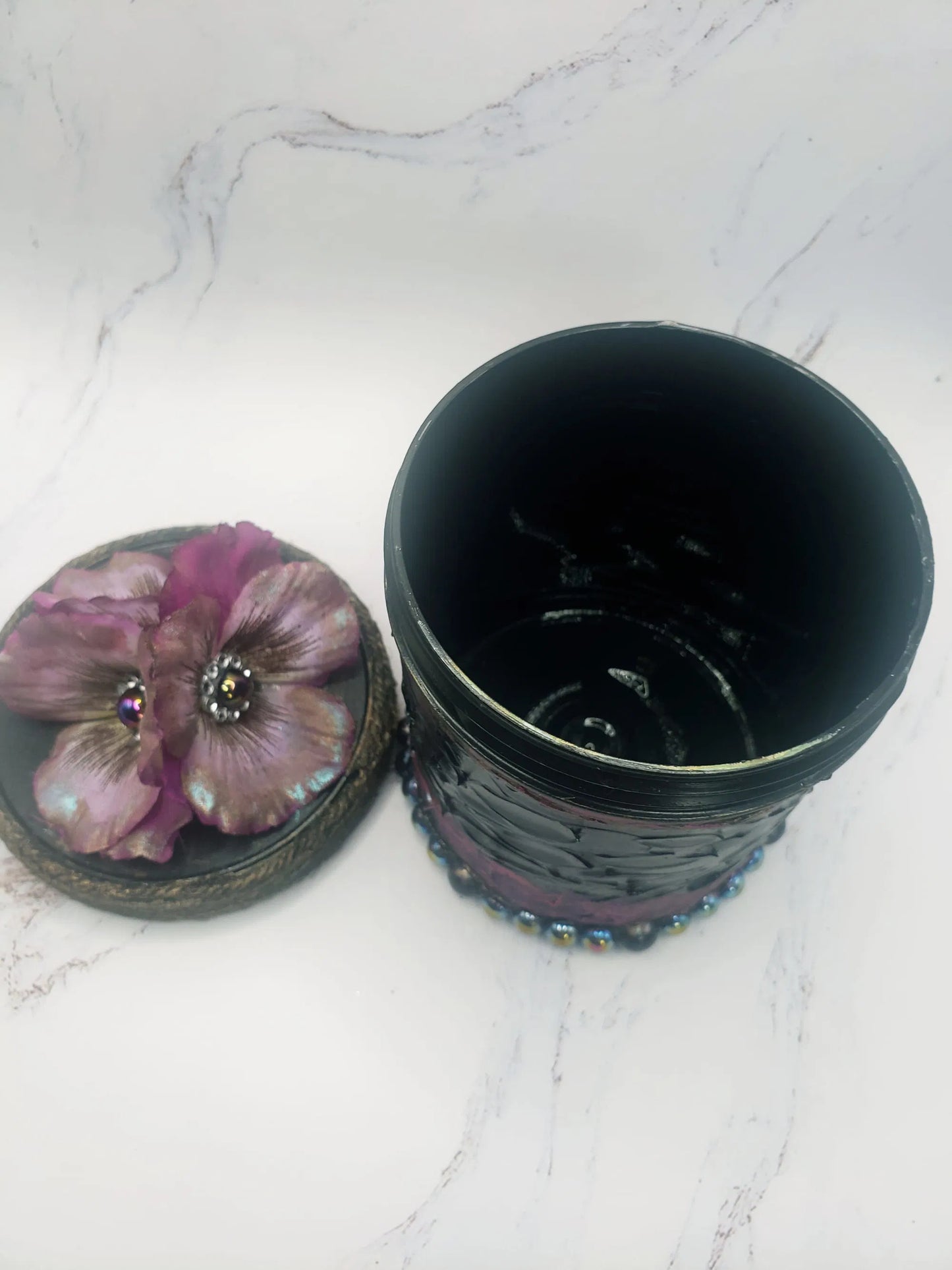 Flower Trinket Jar
