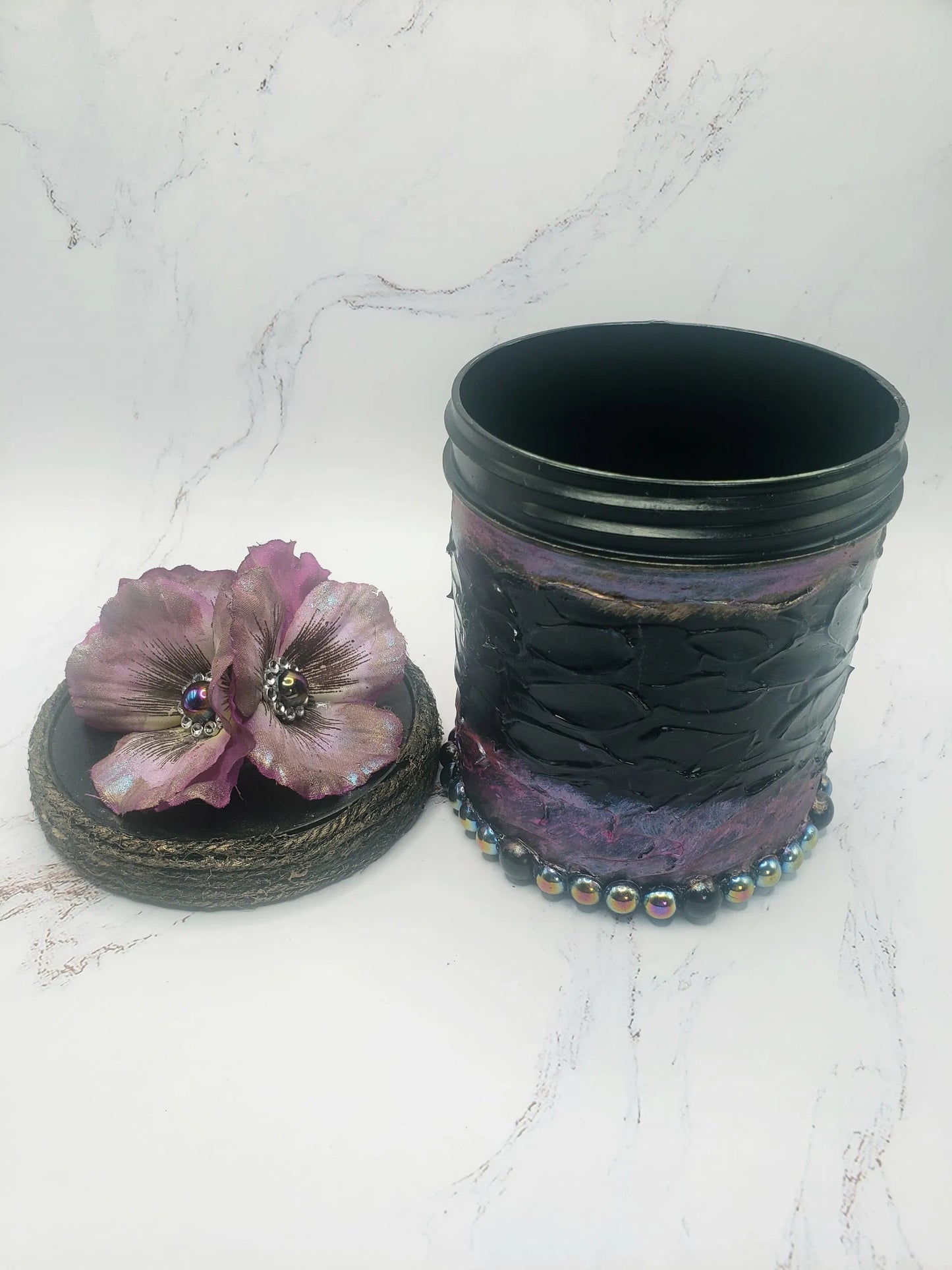 Flower Trinket Jar