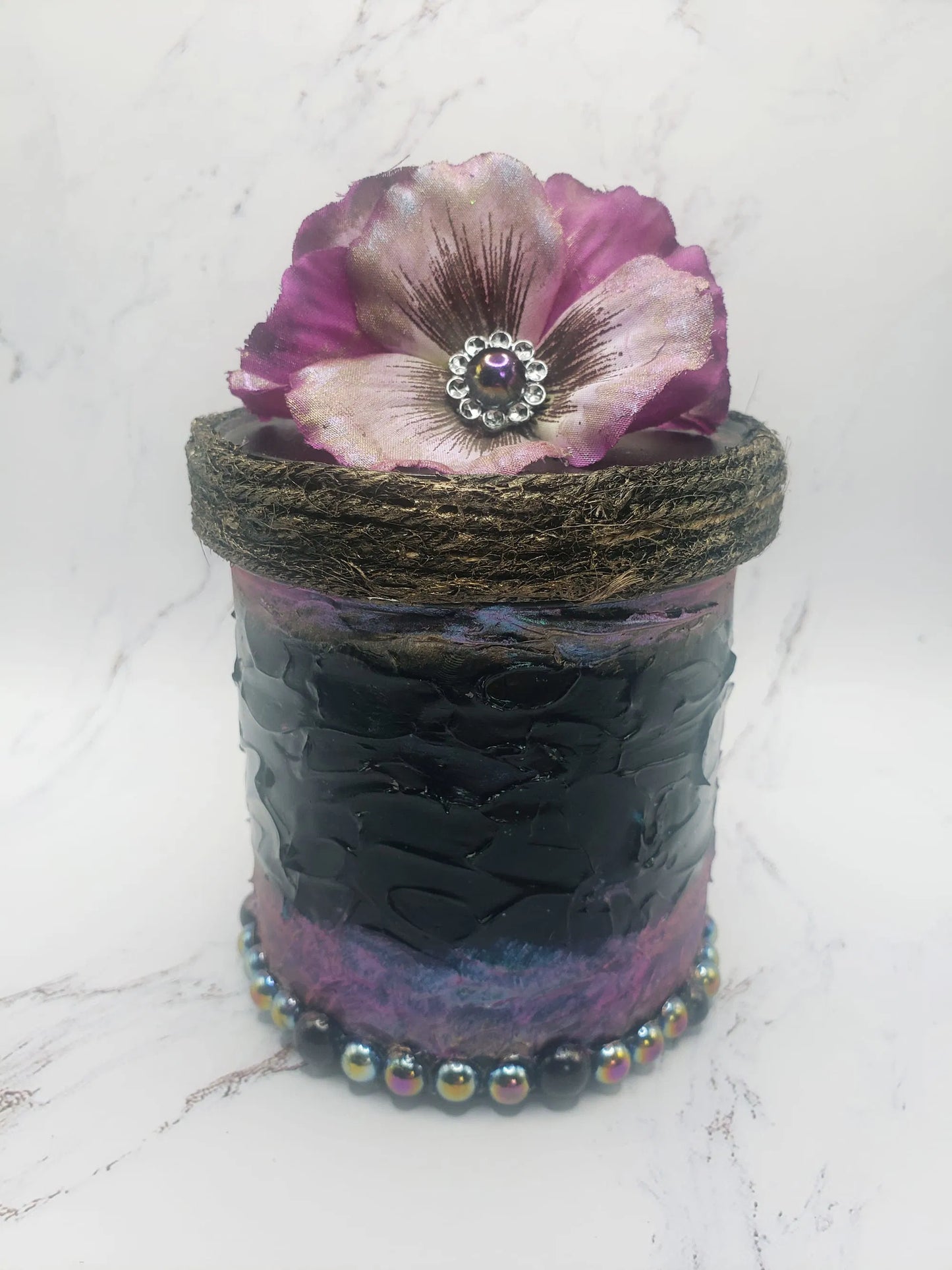 Flower Trinket Jar