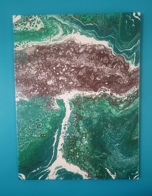 Fluid Art Tree Design