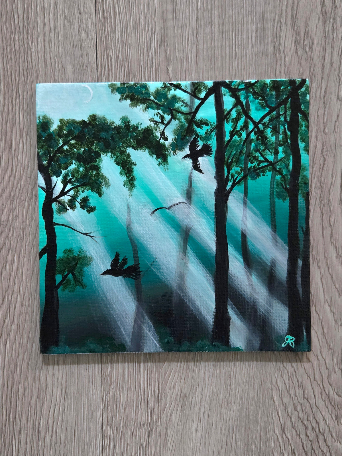 Hand-Painted Ray of Light Magnet