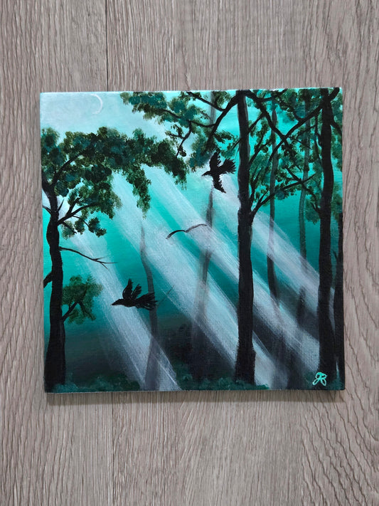 Hand-Painted Ray of Light Magnet