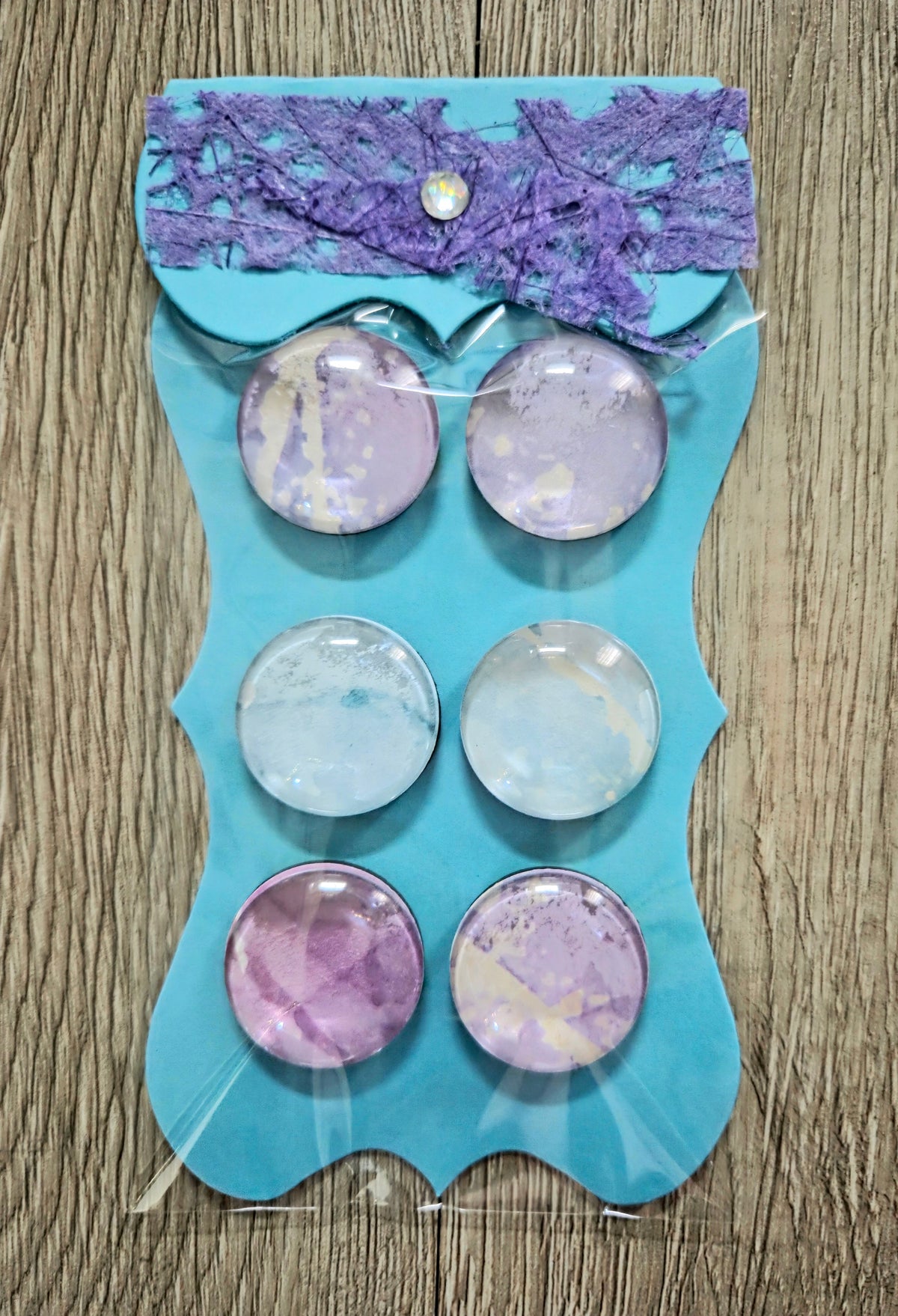 Round Cabochon Magnet (set of 6) 002